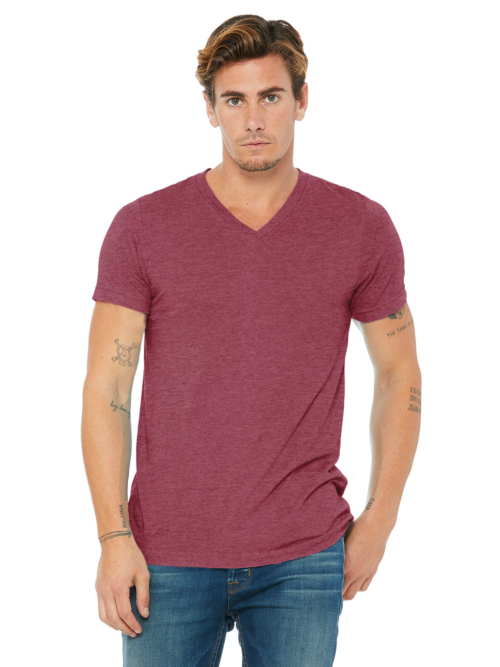Bella + Canvas Unisex Triblend V-Neck T-Shirt | 3415C