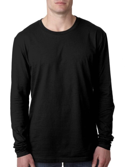 Next Level Men's Cotton Long-Sleeve Crew | N3601