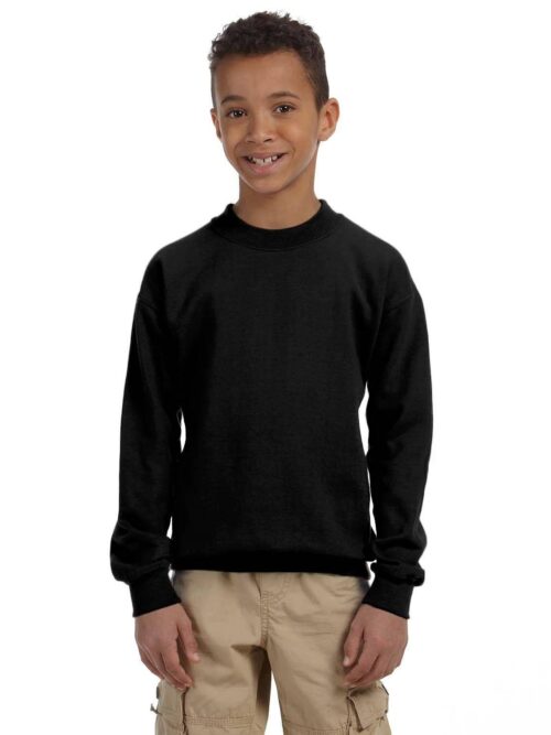 Gildan Youth Heavy Blend 13.3 oz./lin. yd., 50/50 Fleece Crew | G180B
