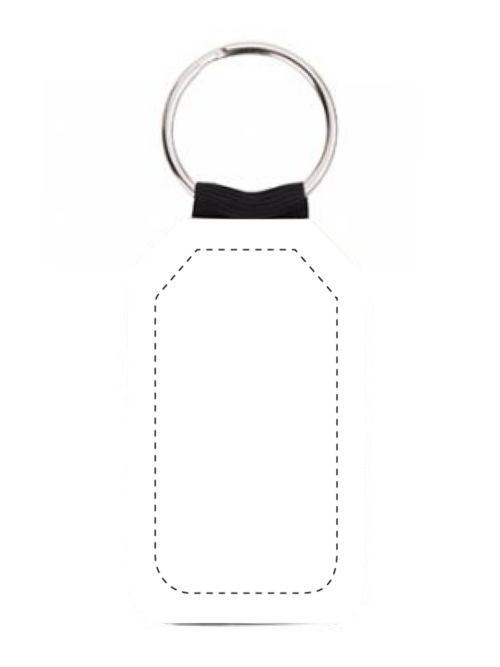 Synthetic leather keychains