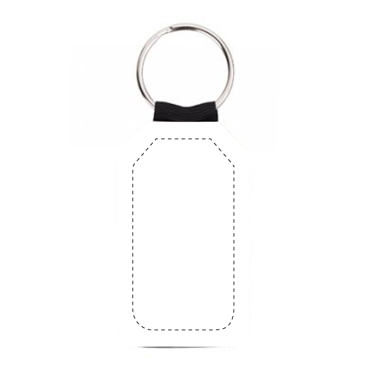 Synthetic leather keychains