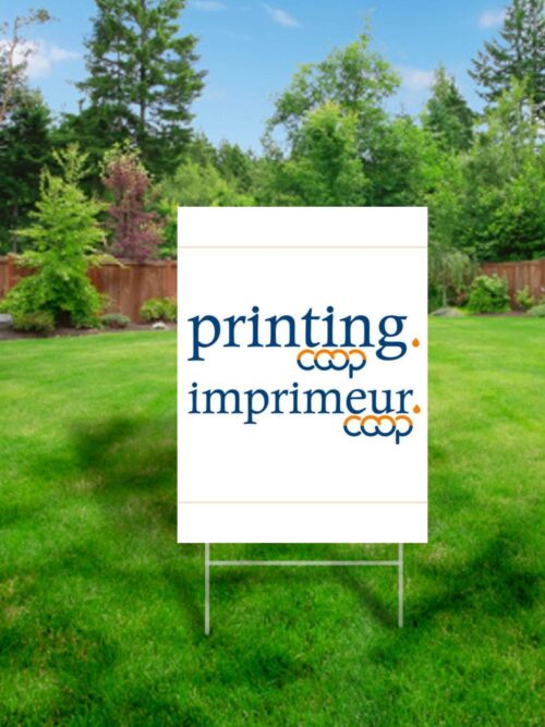 4mm Corrugated plastic yard signs