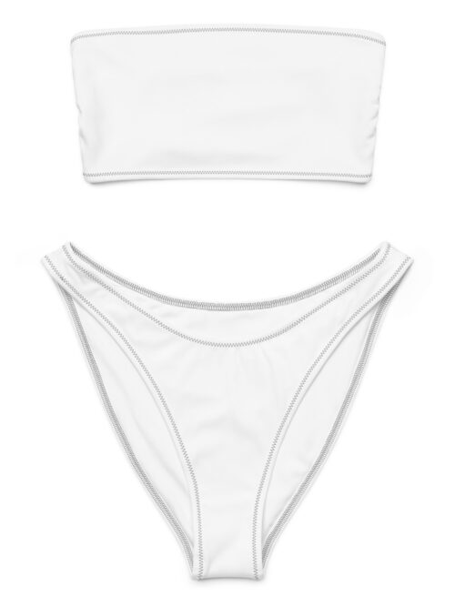 Recycled bandeau bikini