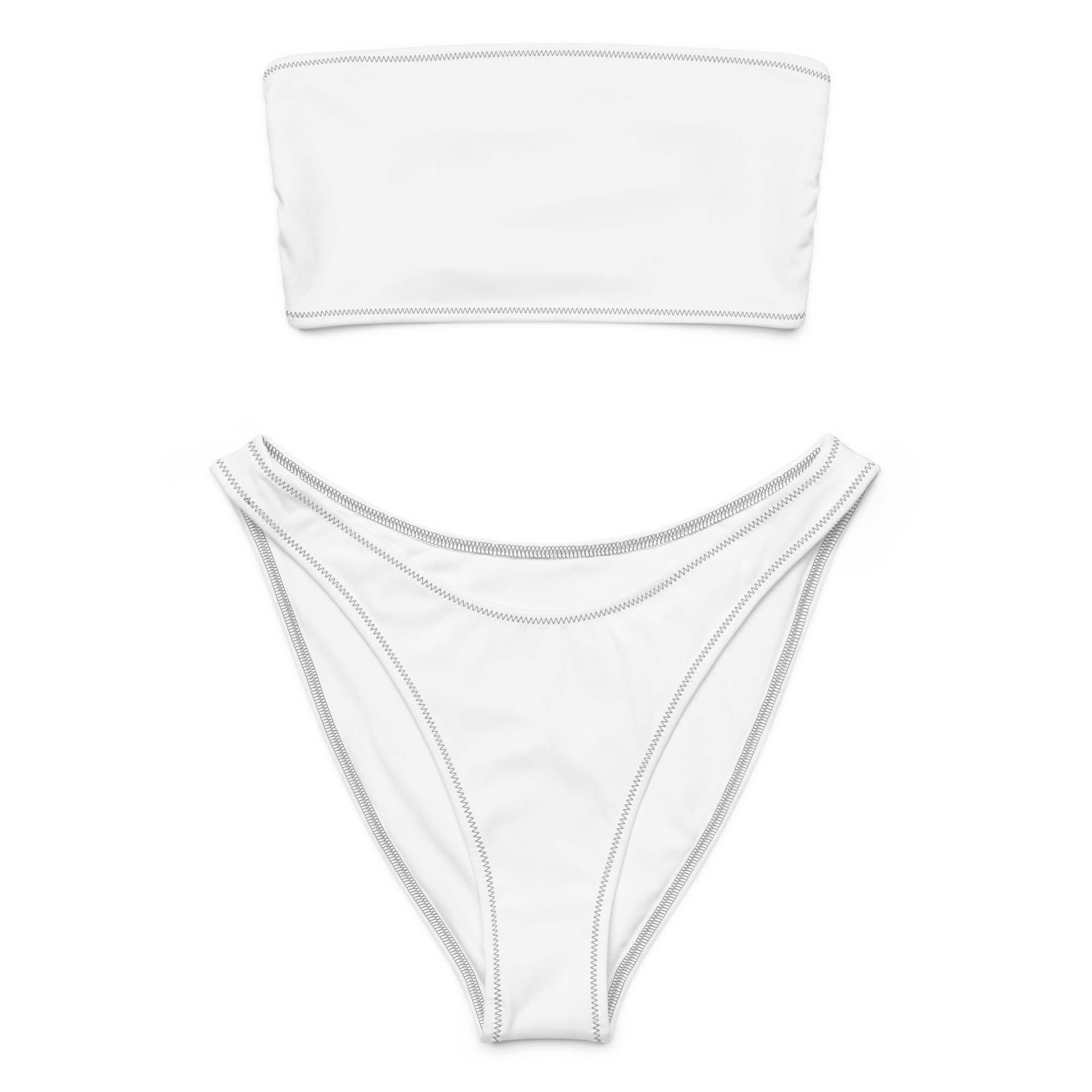 Recycled bandeau bikini
