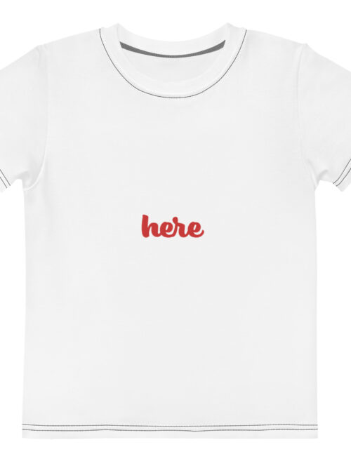 Kids cotton crew neck t-shirt