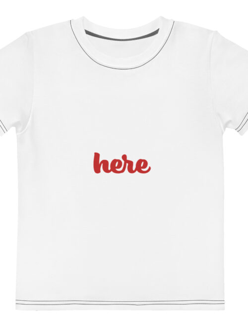 Kids crew neck t-shirt