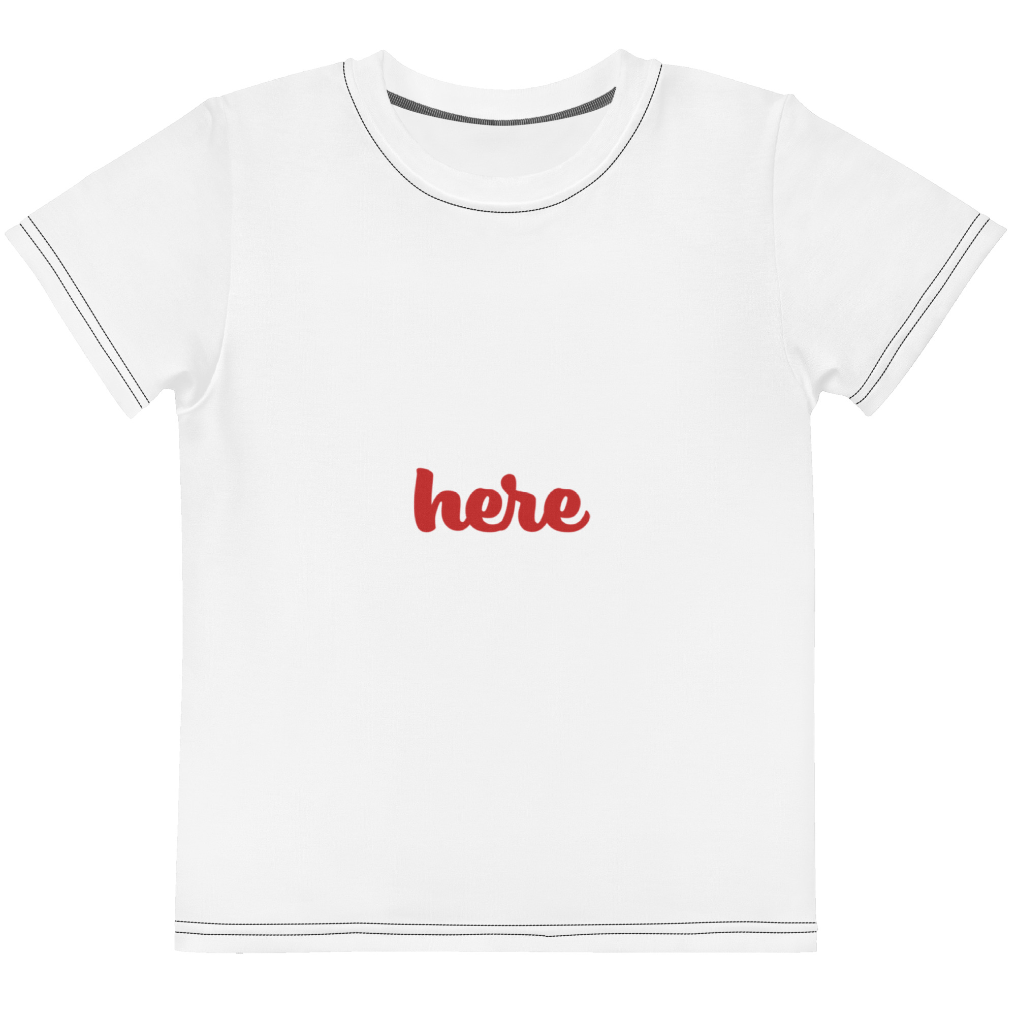Kids crew neck t-shirt