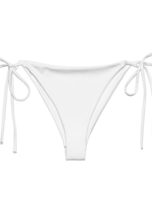 All-over print recycled string bikini bottom
