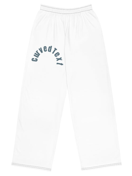 All-over print unisex wide-leg pants