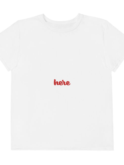 Youth crew neck t-shirt