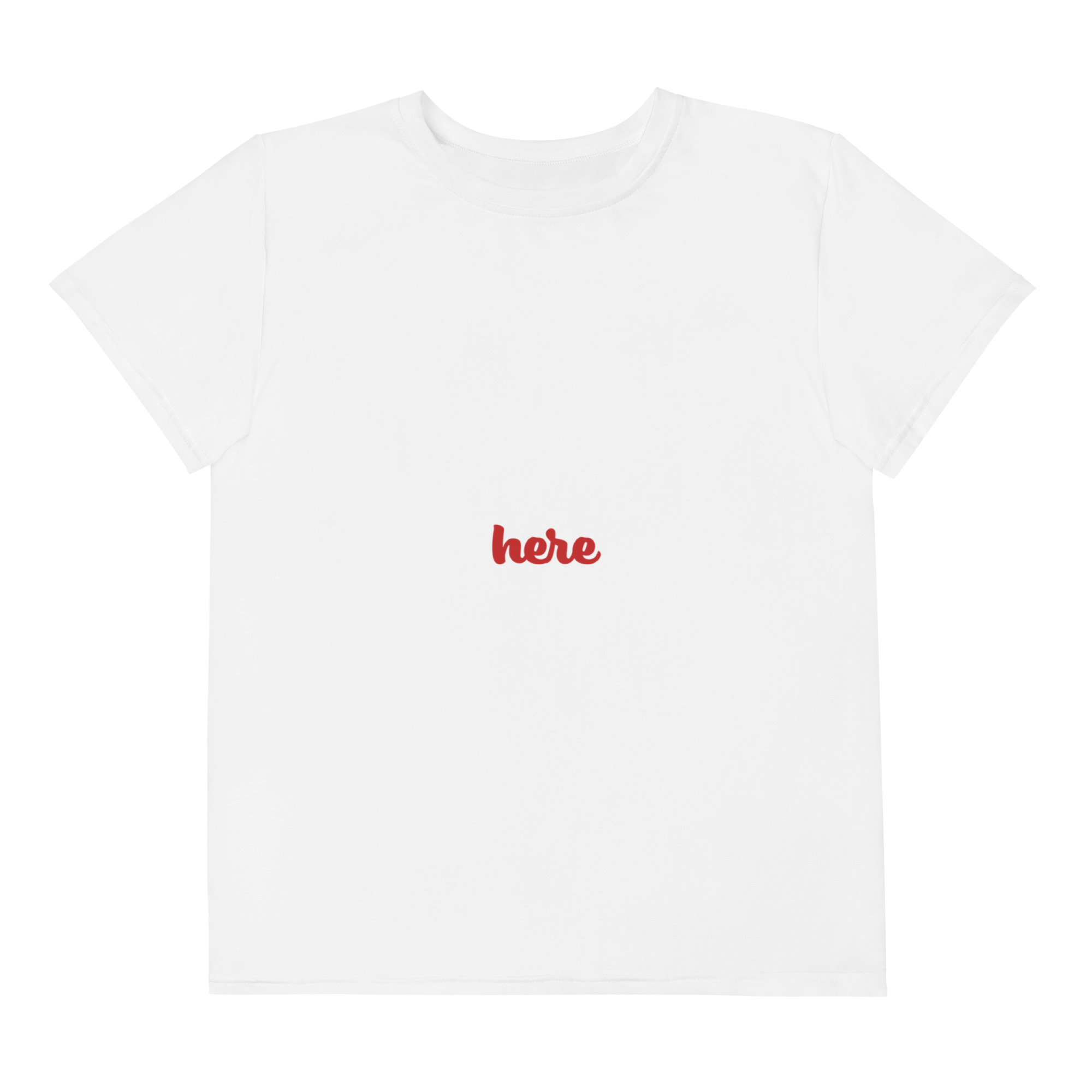 Youth crew neck t-shirt