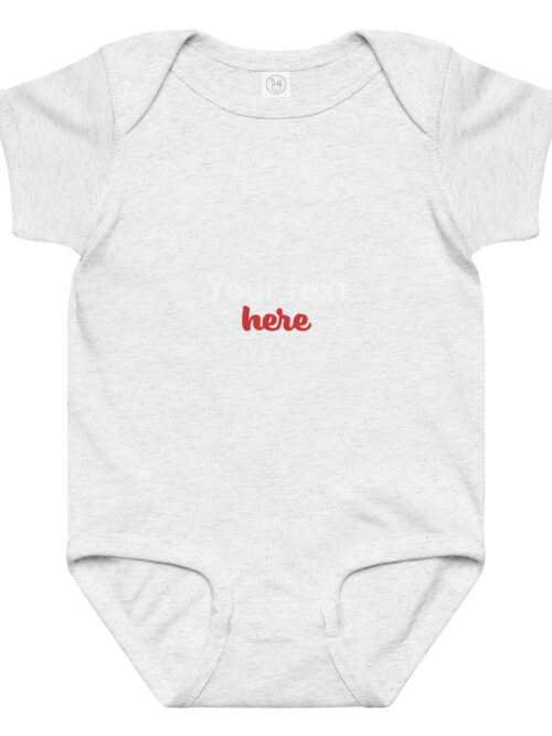 Baby jersey bodysuit