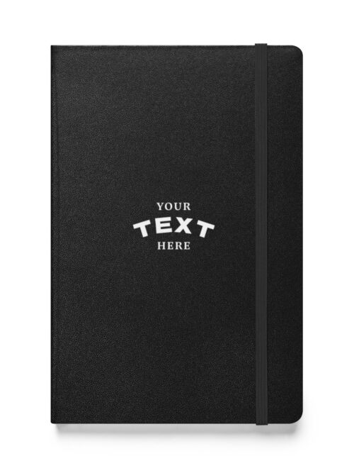 Hardcover bound notebook