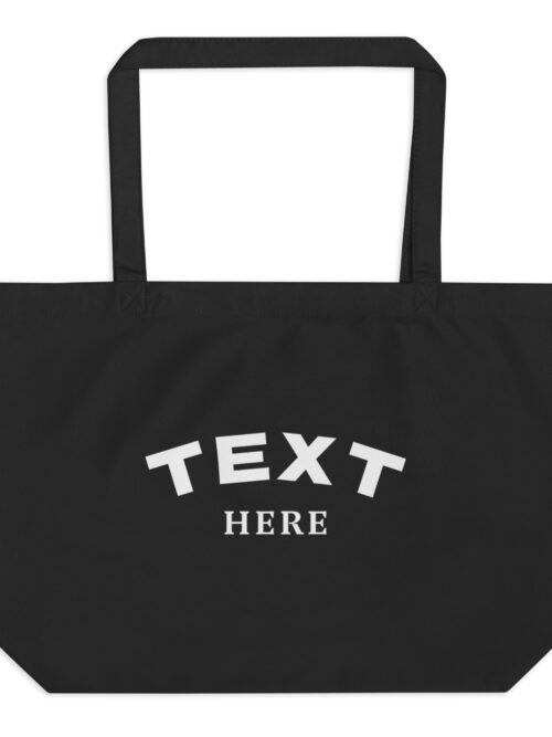 Large organic tote bag