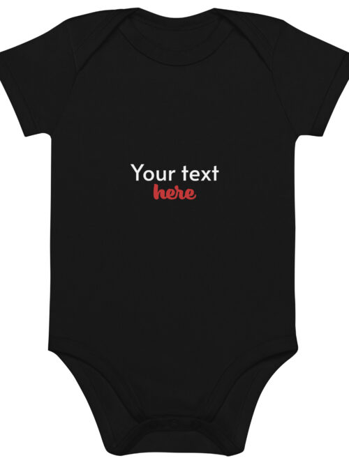 Organic cotton baby bodysuit