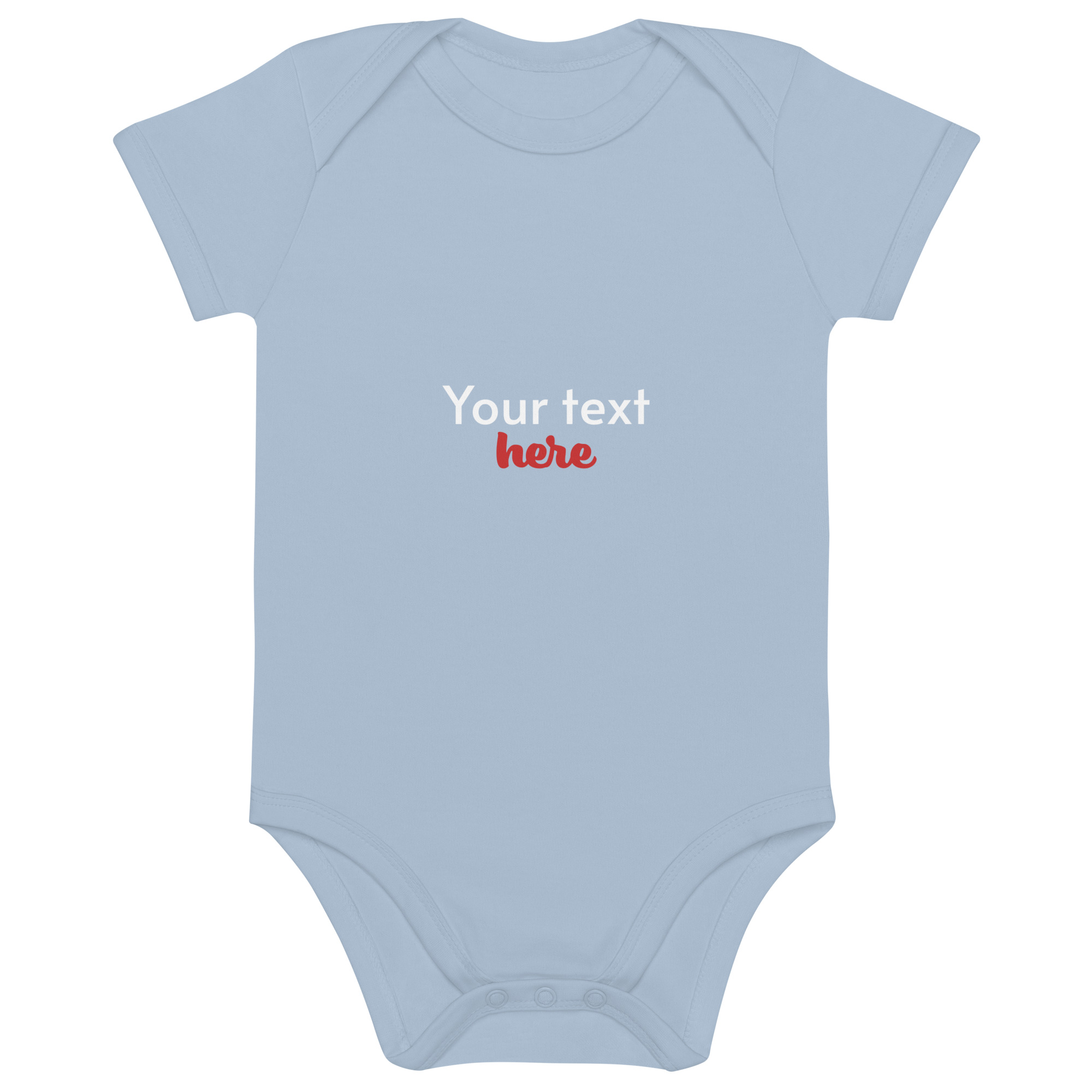 Organic cotton baby bodysuit - Image 2
