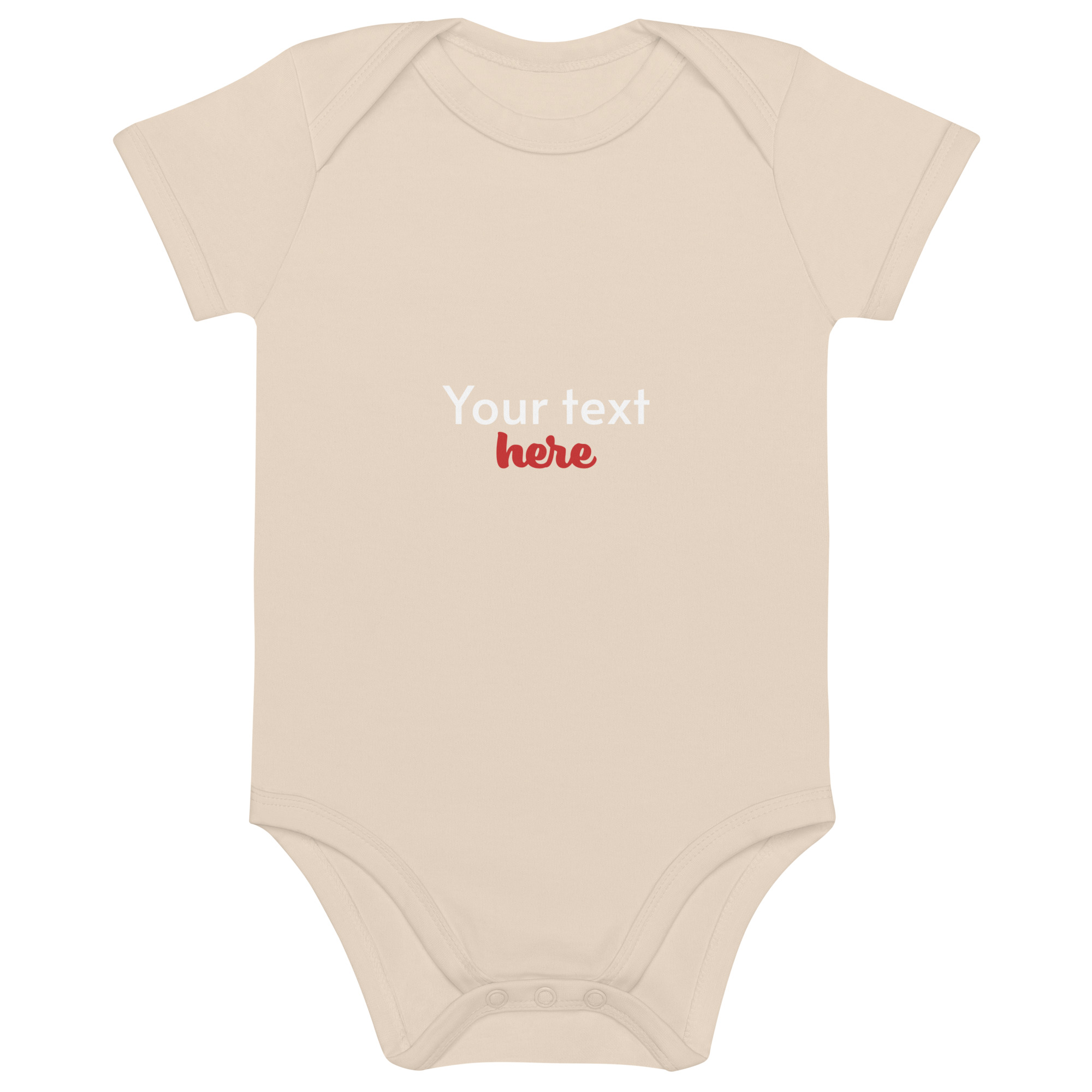 Organic cotton baby bodysuit - Image 3