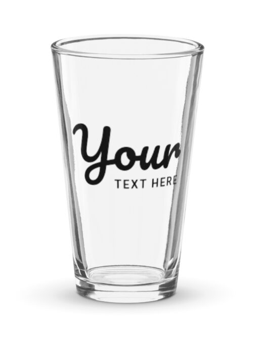 Shaker pint glass