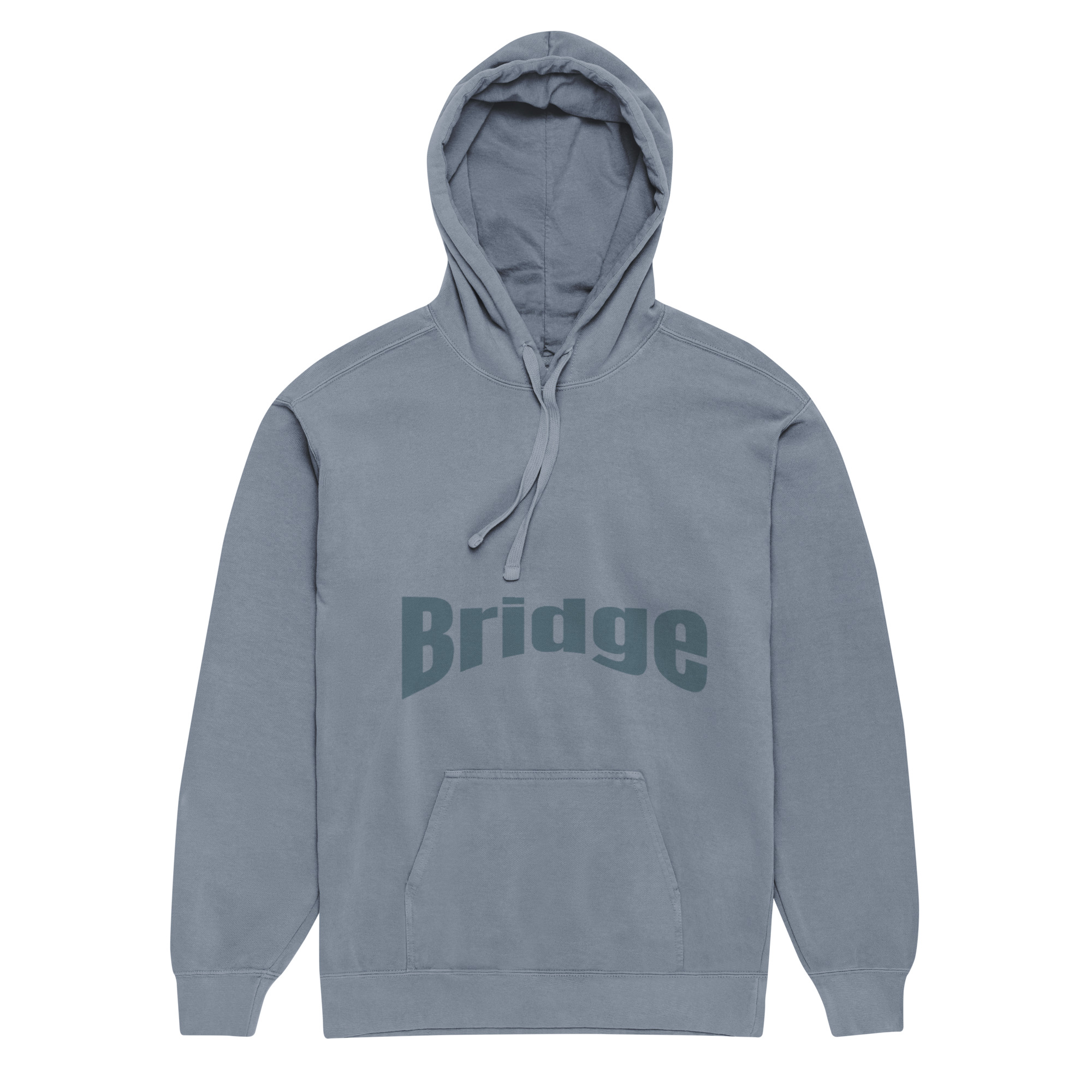 Unisex garment-dyed hoodie