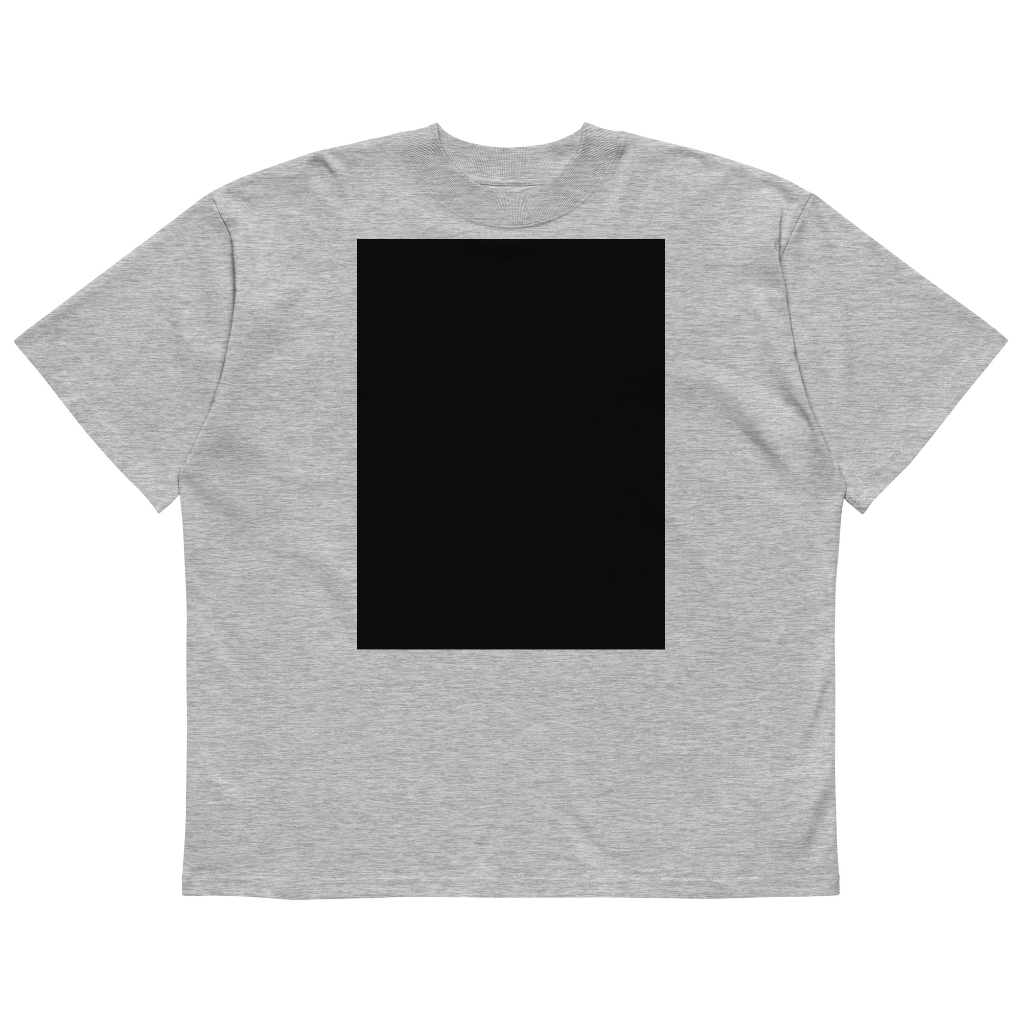 Unisex organic oversized high neck t-shirt - Image 3