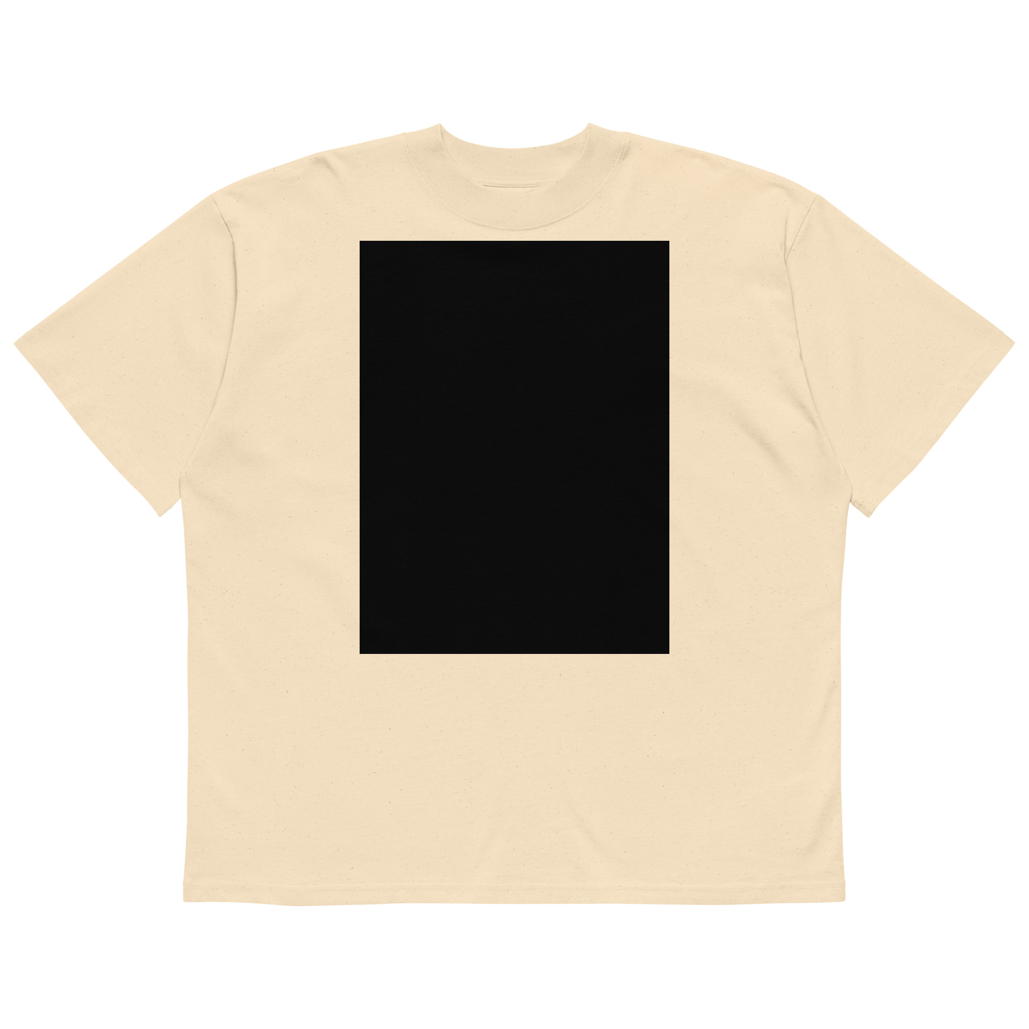 Unisex organic oversized high neck t-shirt - Image 4