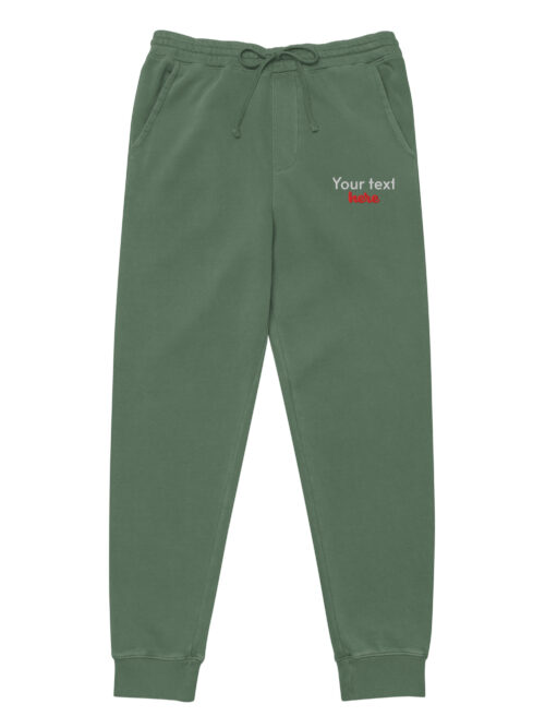 Unisex pigment-dyed sweatpants