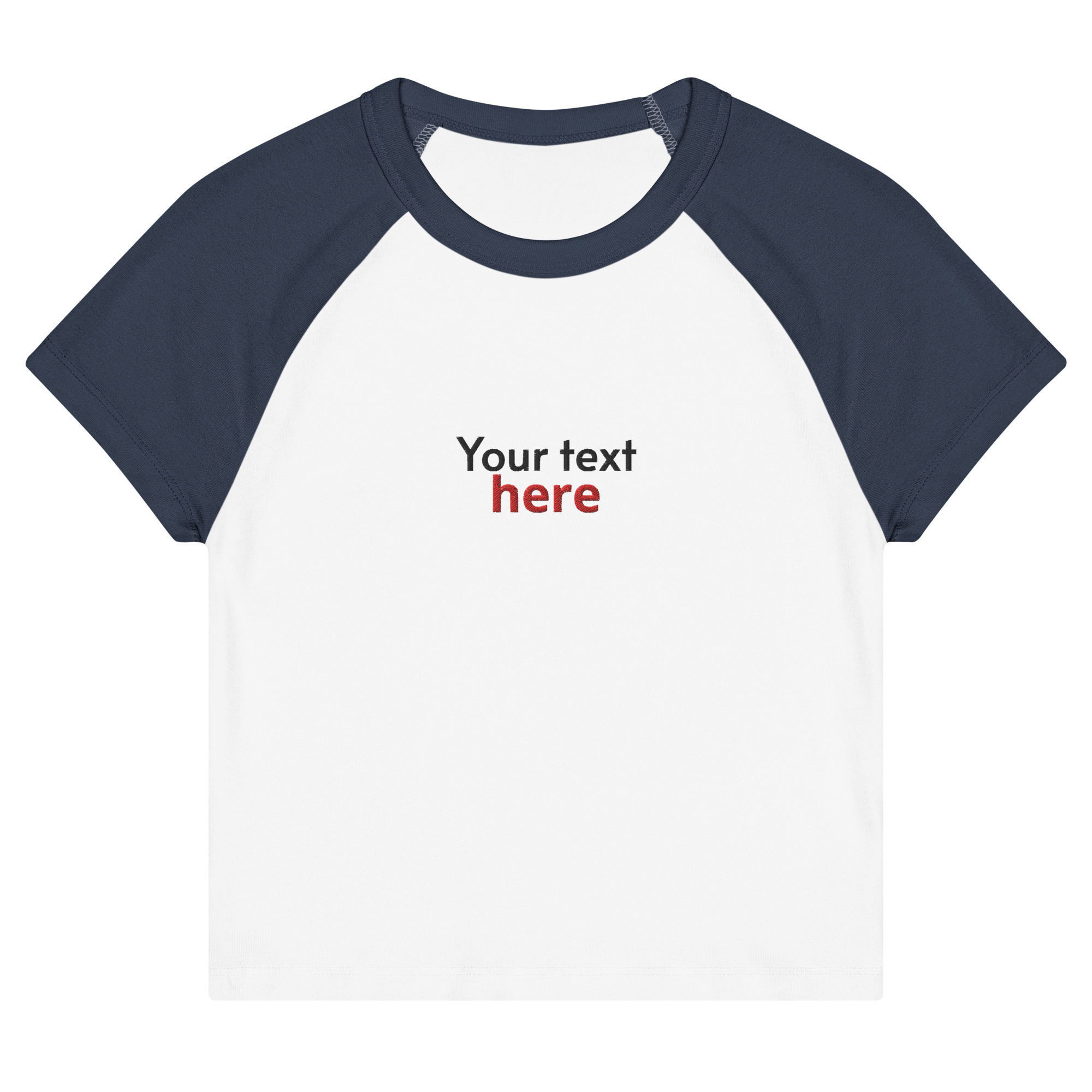 Women’s micro rib raglan baby tee - Image 4