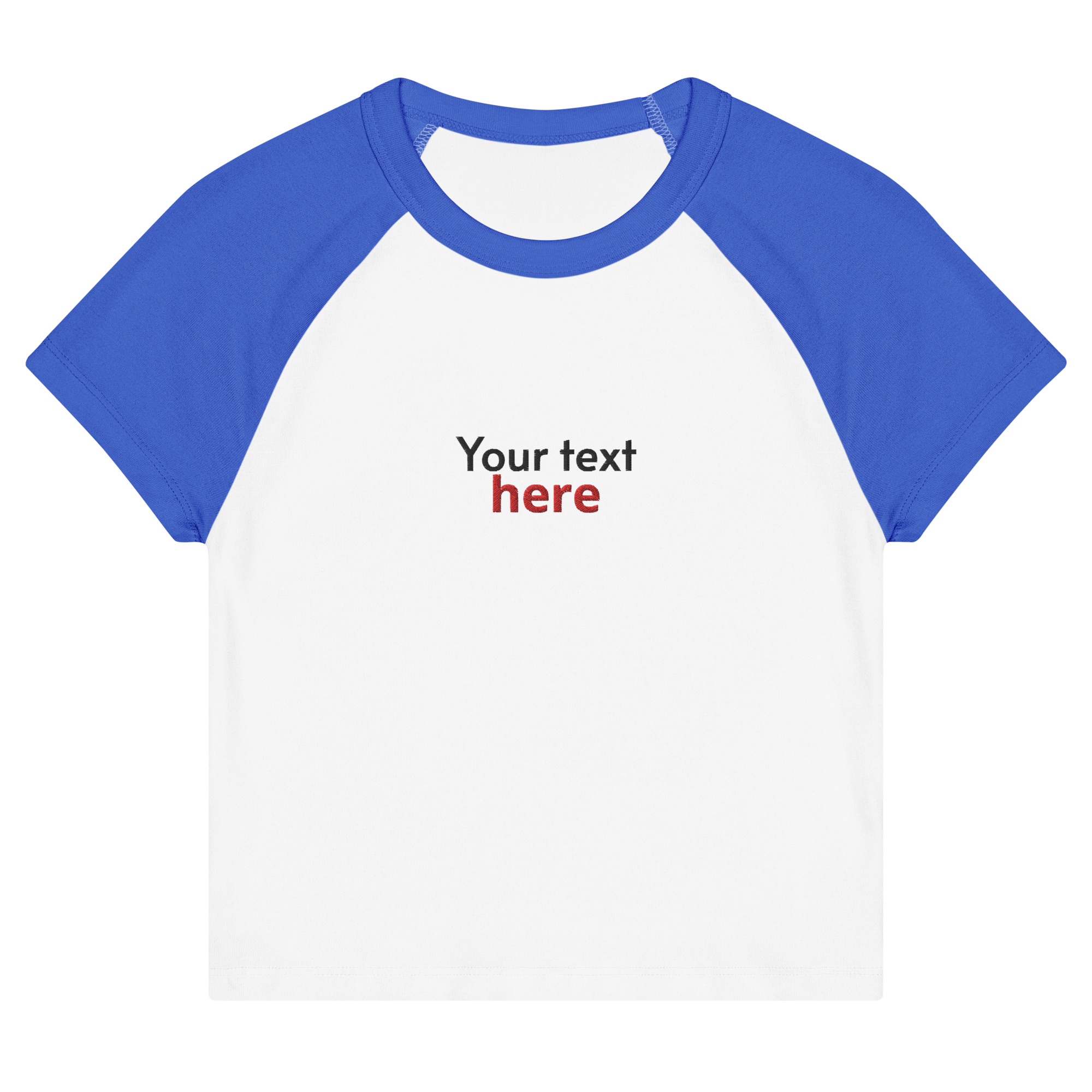 Women’s micro rib raglan baby tee