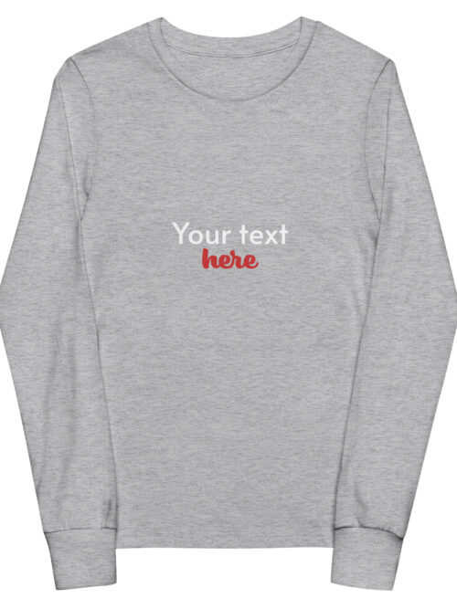 Youth long sleeve tee
