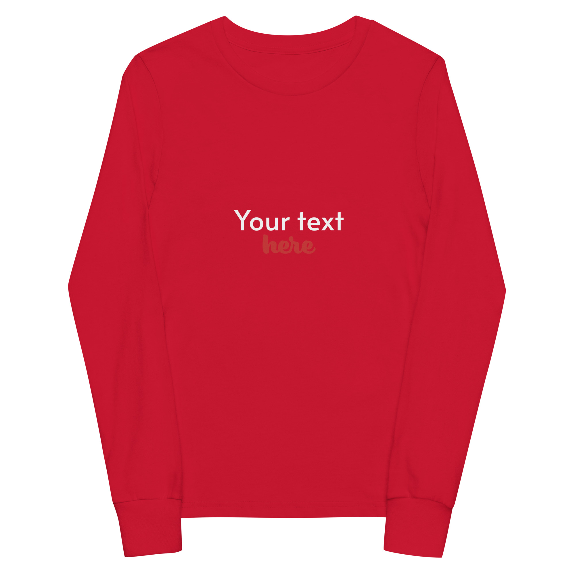 Youth long sleeve tee - Image 5